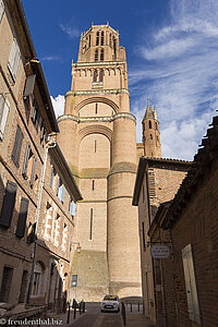 Ein Blick auf die Kathedrale von Albi