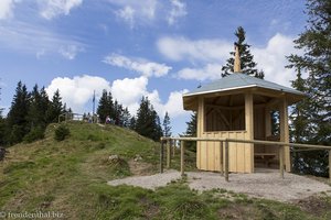 Pavillon beim Gipfel des Edelsberg