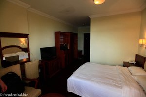 Das Zimmer im Hotel Axum von Mekele ist in Ordnung.