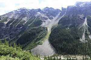 Bergkette zwischen Mount Fairview und Mount Aberdeen