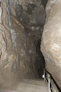 Treppe zu den Sterkfontein Caves in Südafrika