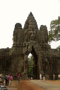 das Südtor von Angkor Thom in Kambodscha
