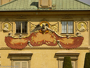 Schlossfassade von Wilanow