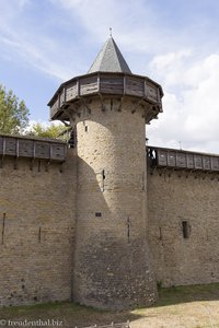 Turm im Château Comtal
