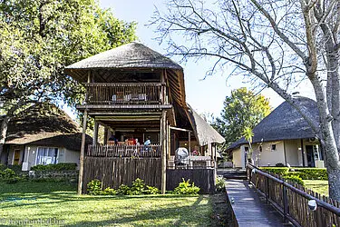 Restaurant in der Sabie River Bush Lodge bei Hazyview