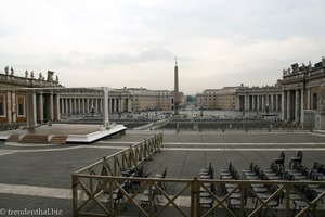 Blick über den Petersplatz