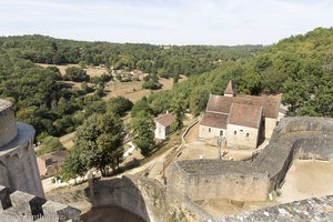 tolle Aussicht beim Château de Bonaguil