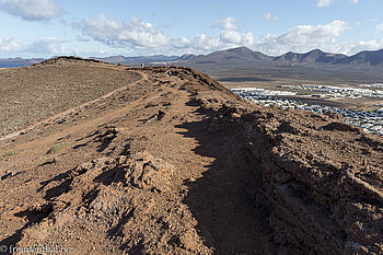 Wanderung entlang dem Kraterrand - Montaña Roja