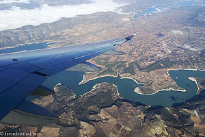 Anflug auf Madrid