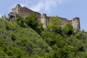Die Dracula-Burg Cetatea Poenari nahe dem Vidraru See