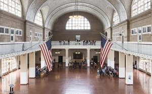 Großer Saal der Einwanderungsbehörde auf Ellis Island