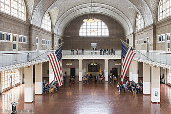 Großer Saal der Einwanderungsbehörde auf Ellis Island