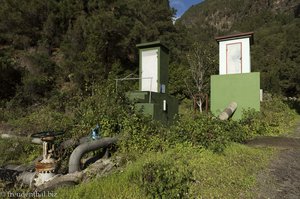 Wasserverteilungsanlagen im Barranco de la Madera