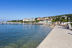 Strandpromenade von Portoroz