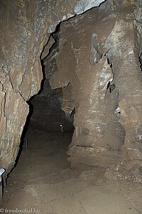 Abgeschlagene Stalaktiten in den Sterkfontein Caves