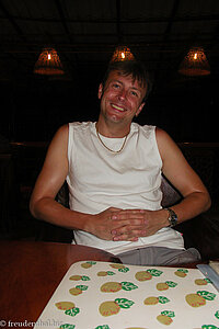 Lars im Restaurant Sakthong in Cha-am Beach