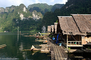 Rafthouse im Khao Sok Nationalpark