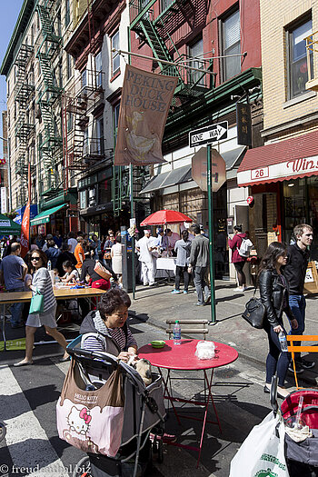 in der Mott Street von Chinatown