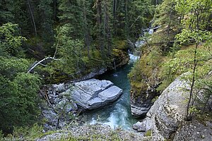 unterer Teil des Maligne Canyons