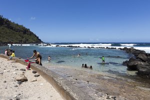 Meerespool am Grande Anse auf La Réunion