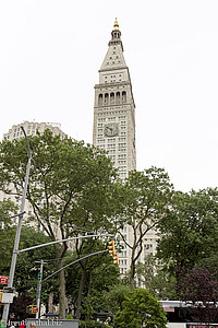 Uhrturm beim Madison Square Park von New York