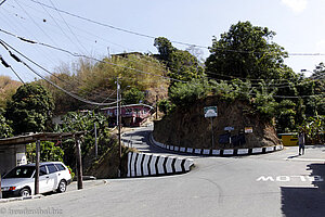 Kreuzung in Moriah, Tobago