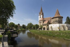 die Kirchenburg von Grossau, dem Storchendorf Cristian