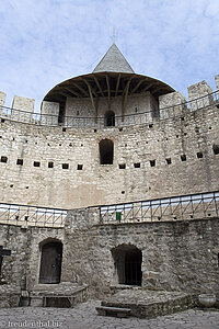 Innenhof der Festung von Soroca in Moldawien