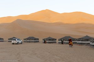 das Wüstencamp Al Hashman in der Rub al-Khali im Oman