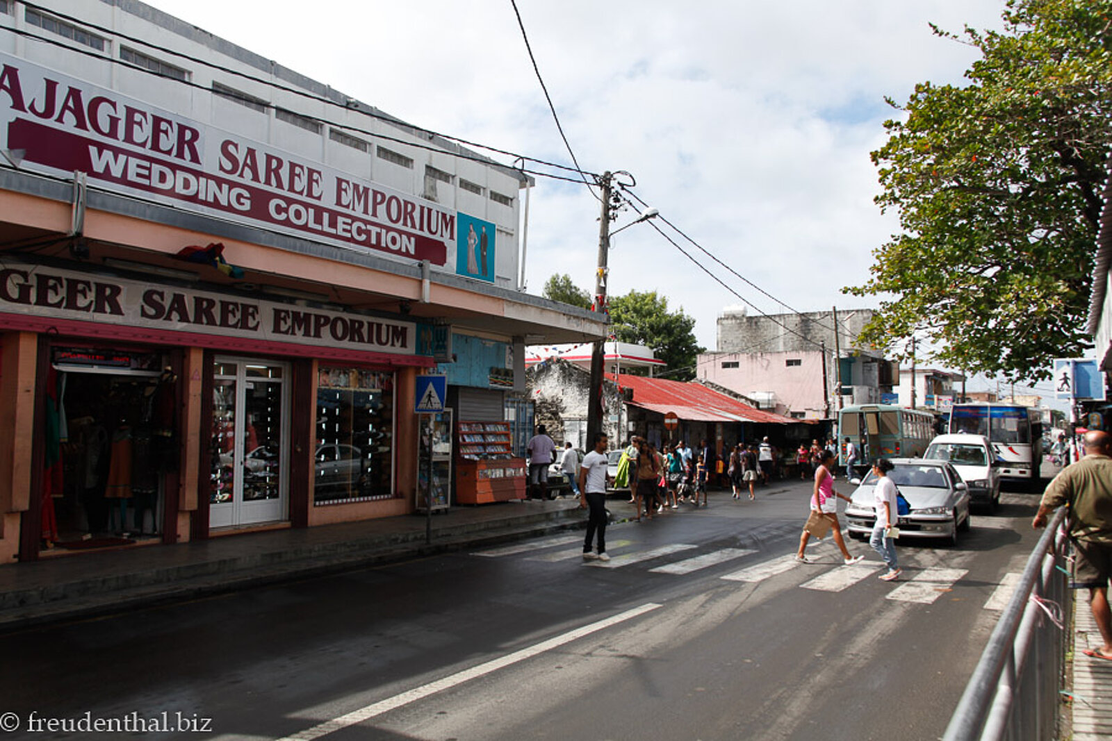 In den Straßen von Goodlands auf Mauritius