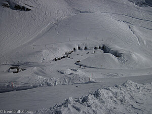 Blick auf die Iglu Lodge