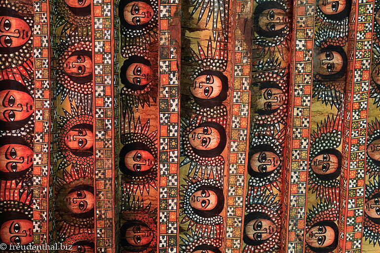die Engelsdecke von Debre Berhan Selassie