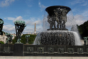 Brunnen beim Frognerparken - Vigelandsparken