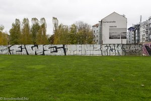 Gedenkstätte der Berliner Mauer bei der Gartenstrasse