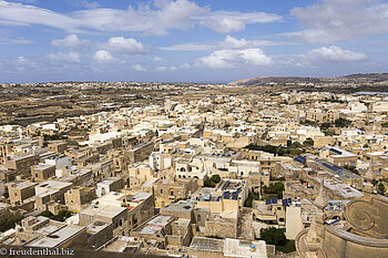 Aussicht von der Rotunda von Xewkija auf Gozo