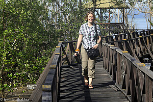 Anne im Bako Nationalpark