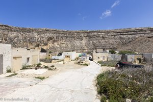 der Weg zum Salzwassersee von Gozo