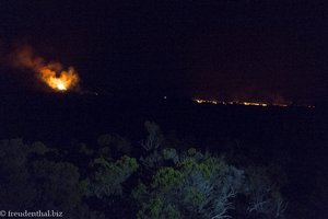 Das Leuchten des Vulkanausbruchs