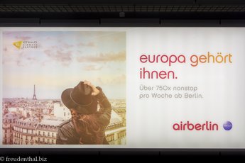 Werbeschilder - was von airberlin noch übrig bleibt