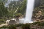 Pericnik - hinter einem Wasserfall