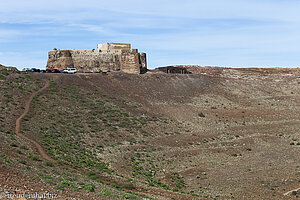 Auf dem Rand des Kraters Guanapay