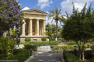 Lower Barrakka Garden in Valletta auf Malta