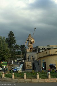 Denkmal des Kaiser Tewodros in Gondar