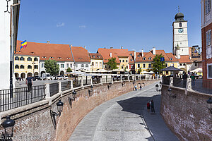 Blick auf den Kleinen Ring von Sibiu