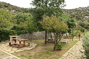 Garten beim Refugi de Tossals Verds