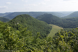 Die schöne Aussicht auf die Hohenurach