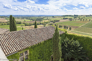 wunderschöne Aussicht vom Château de Mauriac