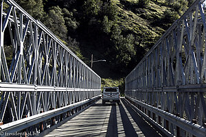 Behelfsbrücke über den Merced River