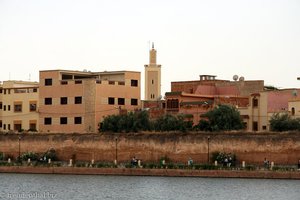 Blick zu den königlichen Stallungen von Meknès