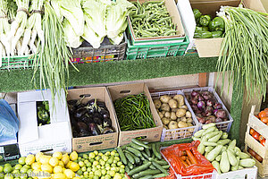 im Gemüsemarkt des Salalah Central Market